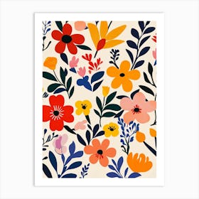 Floral Pattern 6 Art Print