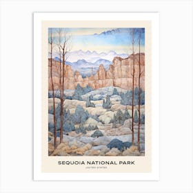 Sequoia National Park United States 2 Poster Art Print
