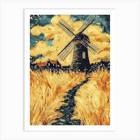 Windmill 3 Art Print