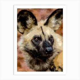 Hyena Painting Art Print