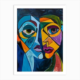 Two Faces 5 Art Print