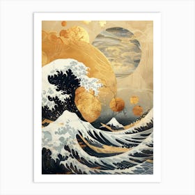 Great Wave Off Kanagawa 3 Art Print