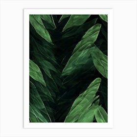 Veiled Secrets: An Exploration of the Hidden Depths of the Rainforest Art Print