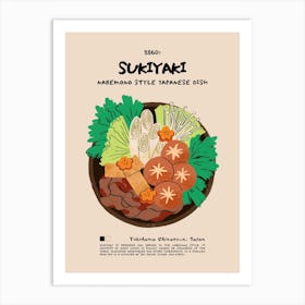 Sukiyaki Art Print