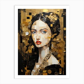 'Golden Girl' Art Print