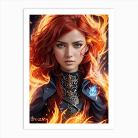 Fire And Ice Art Print