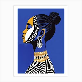 African Woman Canvas Print 14 Art Print