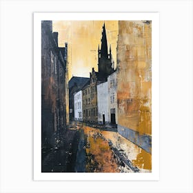 Bruges Street Art Print