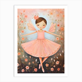 Pink Ballerina Art Print