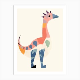 Nursery Dinosaur Art Oviraptor 3 Art Print