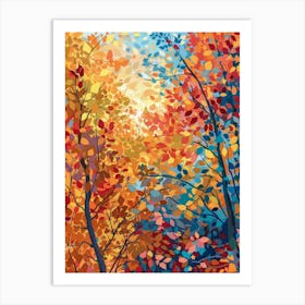 Autumn Trees 39 Art Print