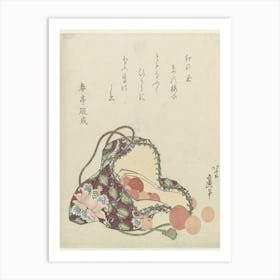 A Comparison Of Genroku Poems And Shells, Katsushika Hokusai 28 Art Print