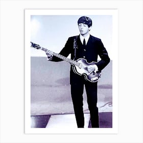 Paul McCartney the beatles 7 Art Print