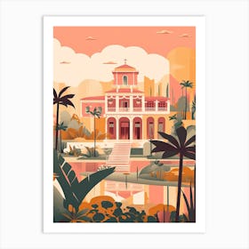 Guadalajara Mexico Illustration 3 Art Print