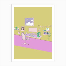 Home Office Art Print