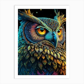 Owl b Art Print