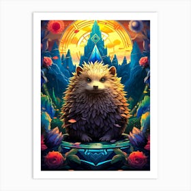 Hedgehog Art Print