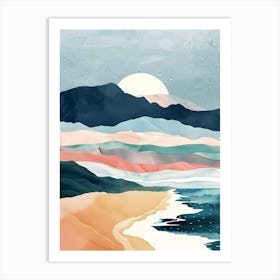 Sand And Sea Art Print