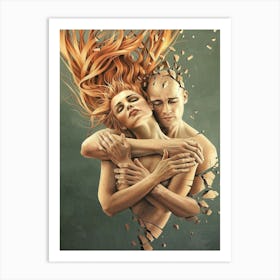 couple art statut Art Print