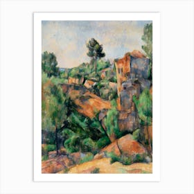 Bibémus Quarry, Paul Cézanne Art Print