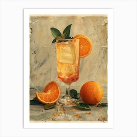 Iced Orange Drink 2 Art Print