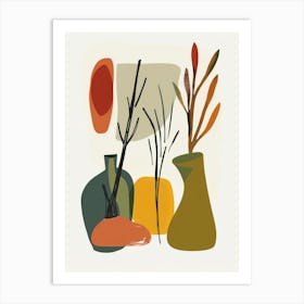 Cute Objects Abstract Collection 5 Art Print