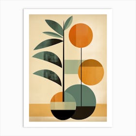 Abstract Plant Art Print