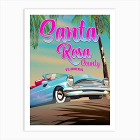 Santa Rosa County Florida Art Print