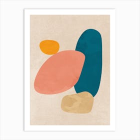 Abstract Shapes Geometric Art Print