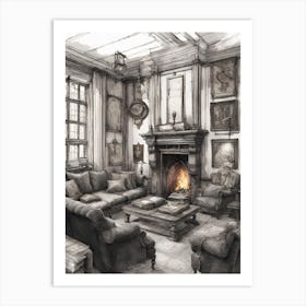 Living Room 3 Art Print