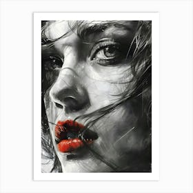 Portrait Of A Woman Art Print