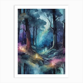 Forest Path 1 Art Print