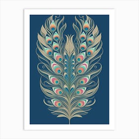 Peacock Feather  Art Print