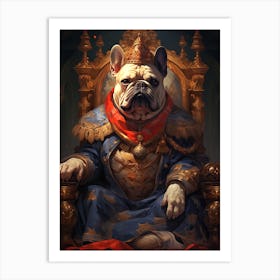 King Of Bulldogs Art Print