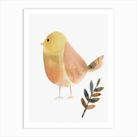 Charming Nursery Kids Animals Chick 4 Art Print