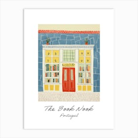 Portugal The Book Nook Pastel Colours 1 Poster Art Print