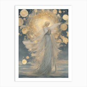 Angel Of The Moon Art Print