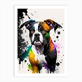 Boxer Dog Painting 3 Art Print