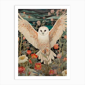 Snowy Owl 1 Detailed Bird Painting Art Print