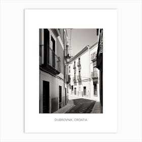 Poster Of Granada, Spain, Photography In Black And White 3 Art Print