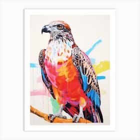 Colourful Bird Painting Osprey 2 Art Print