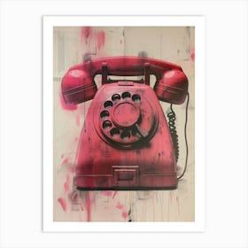 Red Telephone 1 Art Print