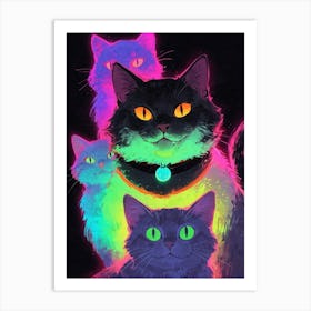 I Love Cats Art Print