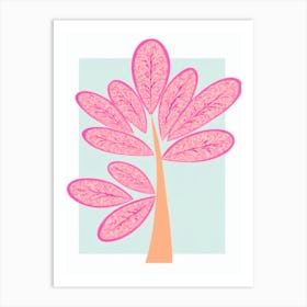 Pink Tree Art Print