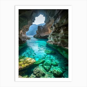 Caves Of Crete Art Print