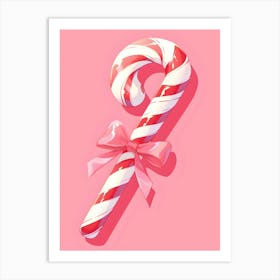 Candy Cane Art Print