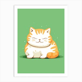 Cute Cat 5 Art Print