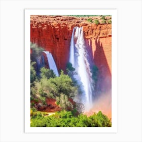 Ouzoud Falls, Morocco Majestic, Beautiful & Classic (2) Art Print