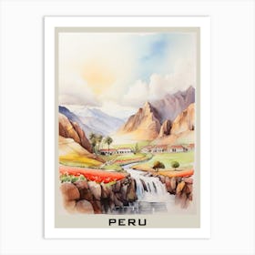 Peru. Art Print