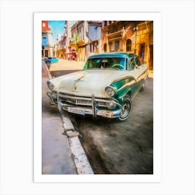 Parked Up Havana Art Print